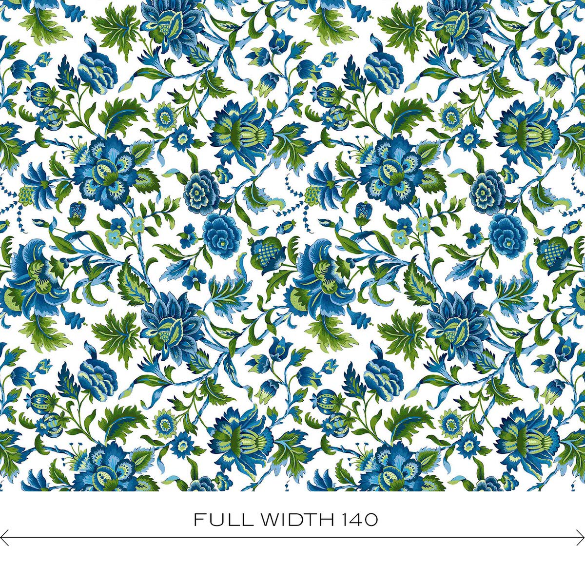 Tela de exterior de vibrantes flores impresas en algodón reciclado - Imagen 7